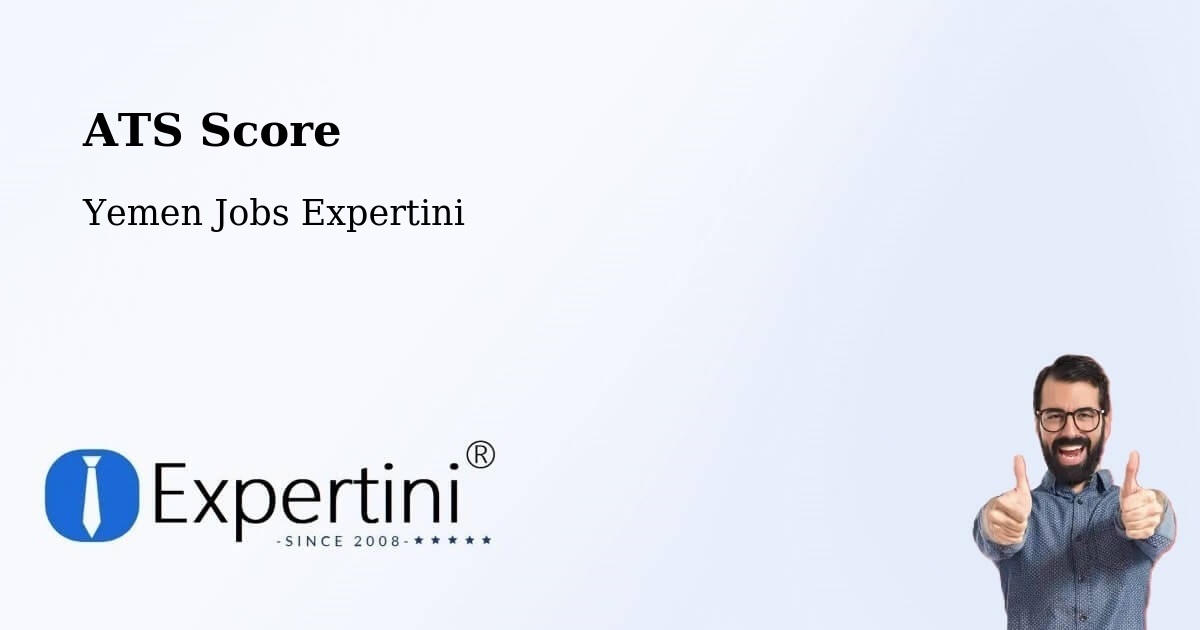 Resume ATS Score & Job Description Match Tool – Saḩār - Yemen Jobs Expertini