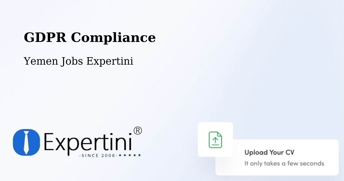 EU GDPR Compliance Statement – Saḩār - Yemen Jobs Expertini