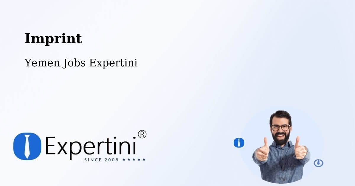 Imprint – Saḩār - Yemen Jobs Expertini