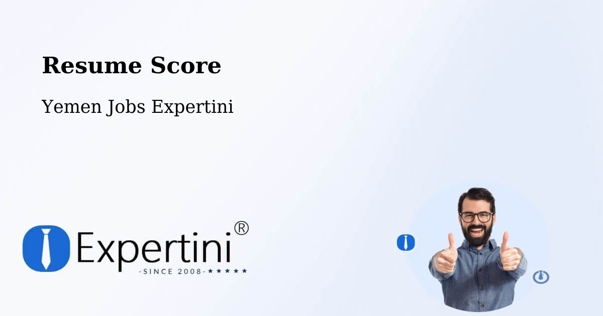 Resume Score & Job Description Match Tool – Saḩār - Yemen Jobs Expertini