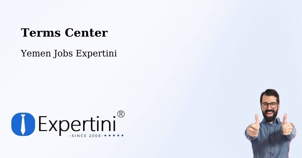Terms of Service – Saḩār - Yemen Jobs Expertini